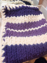 Chunky knit blankets