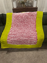 Chunky knit blankets