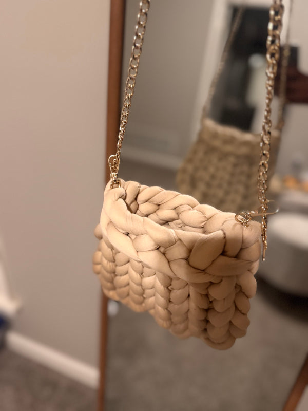 Chunky knit Purse