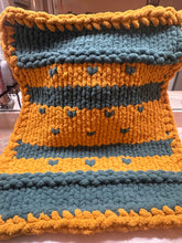 Chunky knit baby blankets