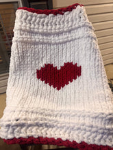 Chunky knit blankets