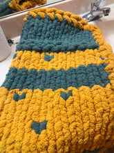 Chunky knit baby blankets