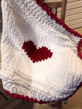 Chunky knit blankets