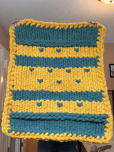 Chunky knit baby blankets