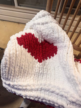 Chunky knit blankets