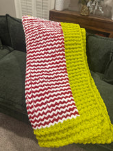 Chunky knit blankets