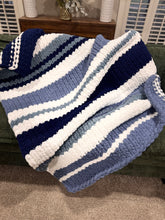 Chunky knit blankets