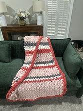 Chunky knit blankets